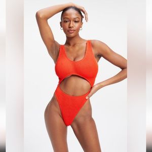 Good American mono-kini poppy 4XL